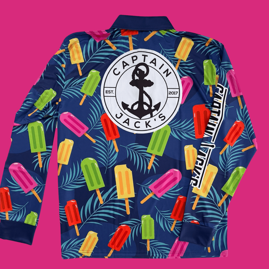 Outdoor Adventure / Fishing Shirt - CAPTAIN POPSICLE - Captain Jack's Clothing Co