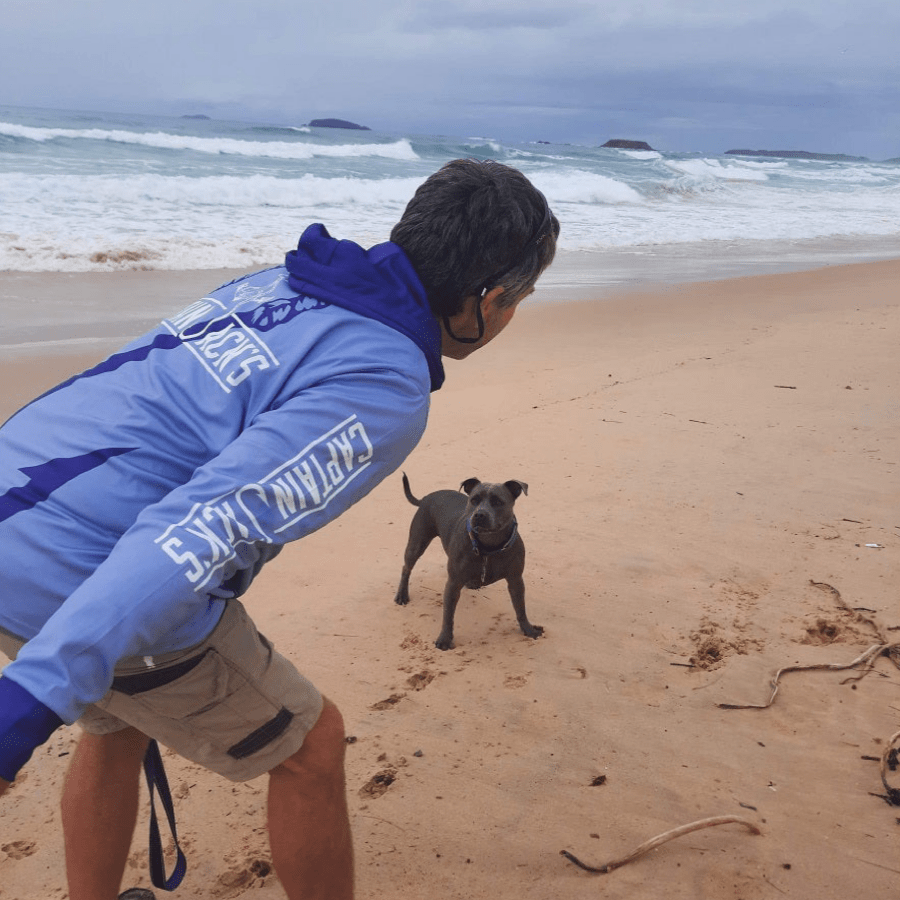 Outdoor Adventure / Fishing Shirt - GREY HOOK & ANCHOR HOODIE - Captain Jack's Clothing Co