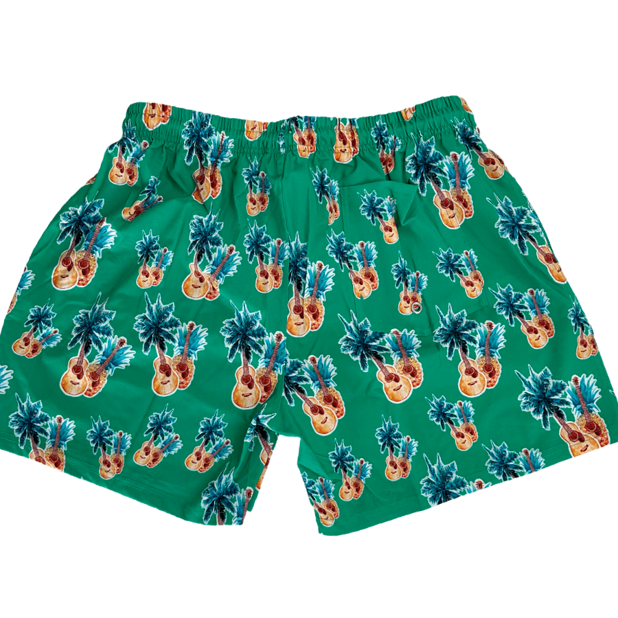 Back of the pineapple and palms shorts