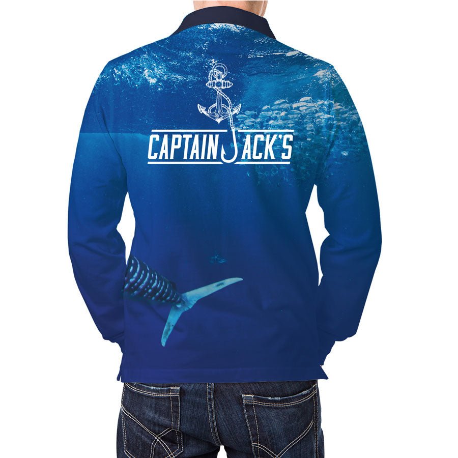 Al McGlashan Striped Marlin Fishing Shirt - Captain Jack's Clothing Co