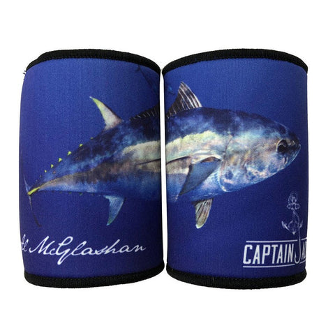Stubby Cooler - Captain Jack's Black & White