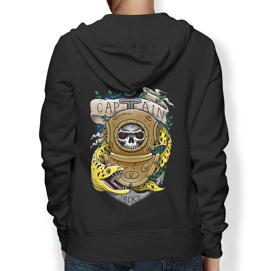 Dive Bell Zip Hoodie - Captain Jack's Clothing Co