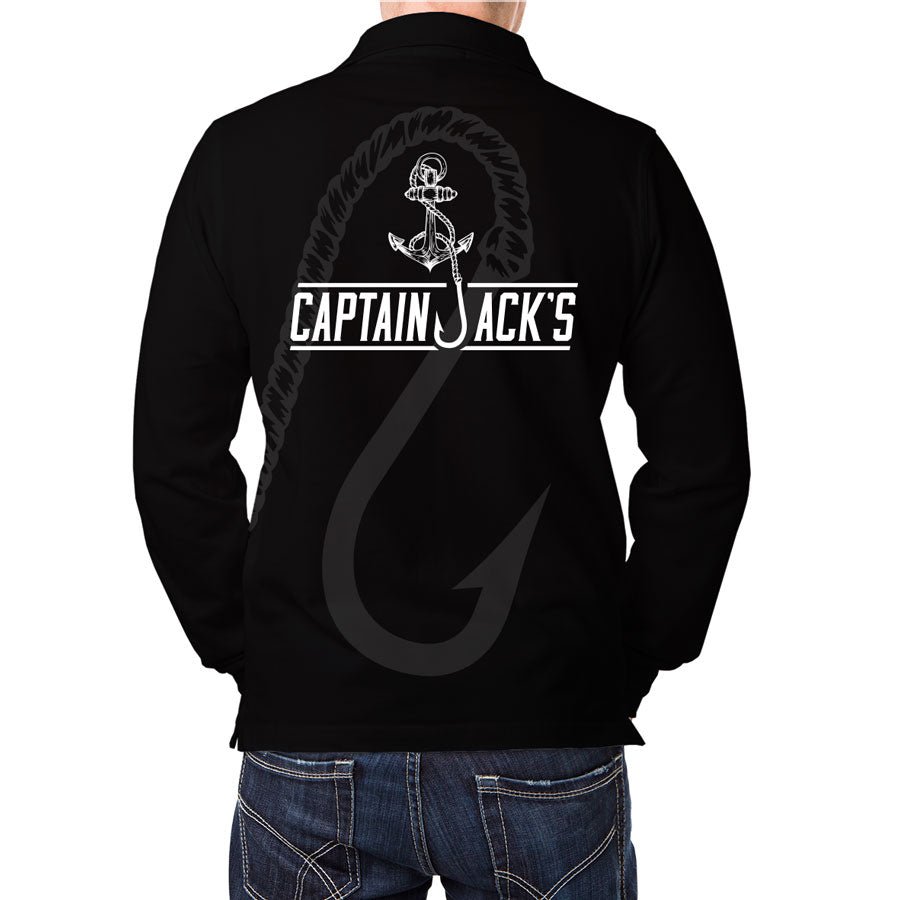 Outdoor Adventure / Fishing Shirt - BLACK HOOK & ANCHOR - Captain Jack's Clothing Co