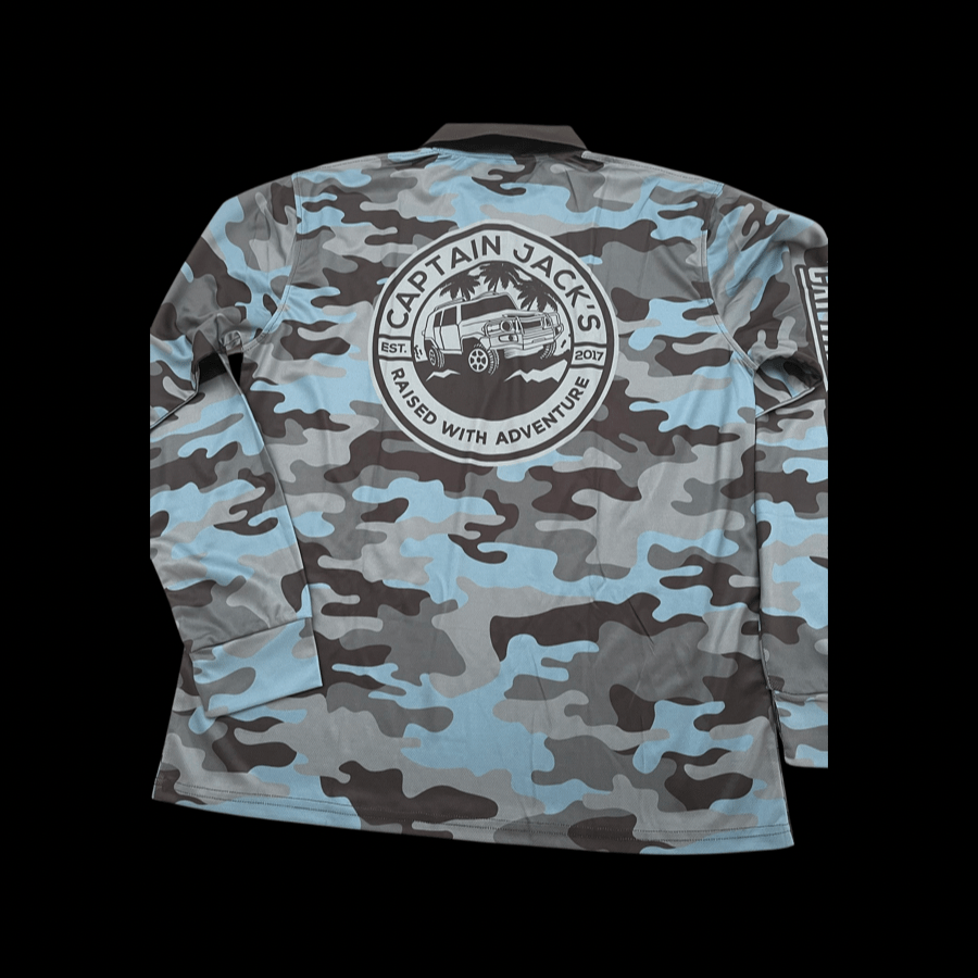 Outdoor Adventure / Fishing Shirt - CAPTAIN CAMO - Captain Jack's Clothing Co