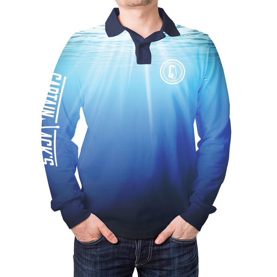 Outdoor Adventure / Fishing Shirt - CAPTAIN DEEP BLUE SEA - Captain Jack's Clothing Co