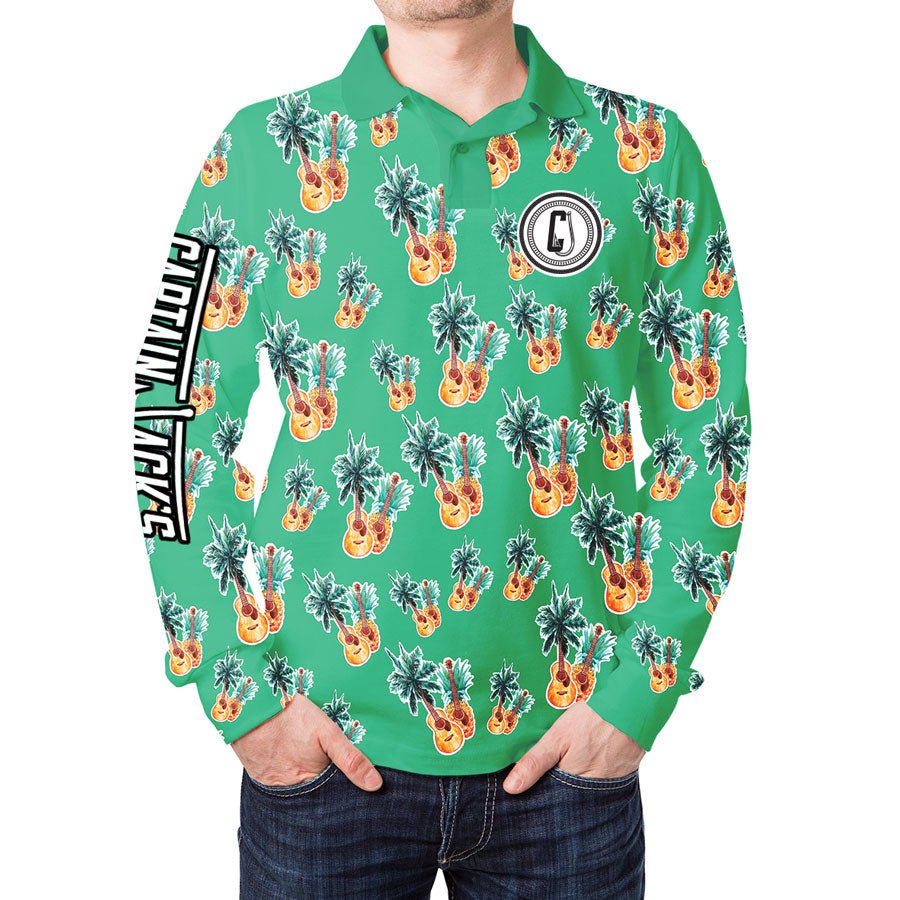 Outdoor Adventure / Fishing Shirt - PALM & PINEAPPLE - Captain Jack's Clothing Co