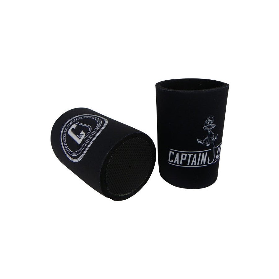 Stubby Cooler - Captain Jack's Black & White - Captain Jack's Clothing Co