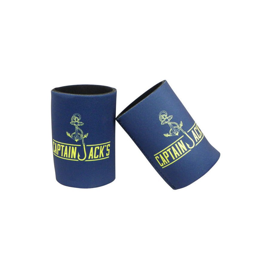 Stubby Cooler - Captain Jack's Navy & Yellow - Captain Jack's Clothing Co