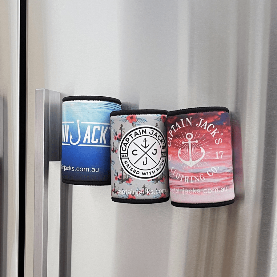 The Captain's Magnetic Stubby Coolers - Captain Jack's Clothing Co