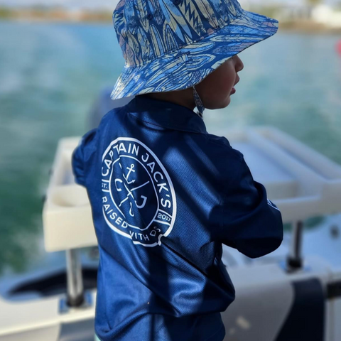 Kids Al McGlashan Striped Marlin Fishing Shirt