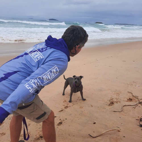 Outdoor Adventure / Fishing Shirt - GREY HOOK & ANCHOR HOODIE