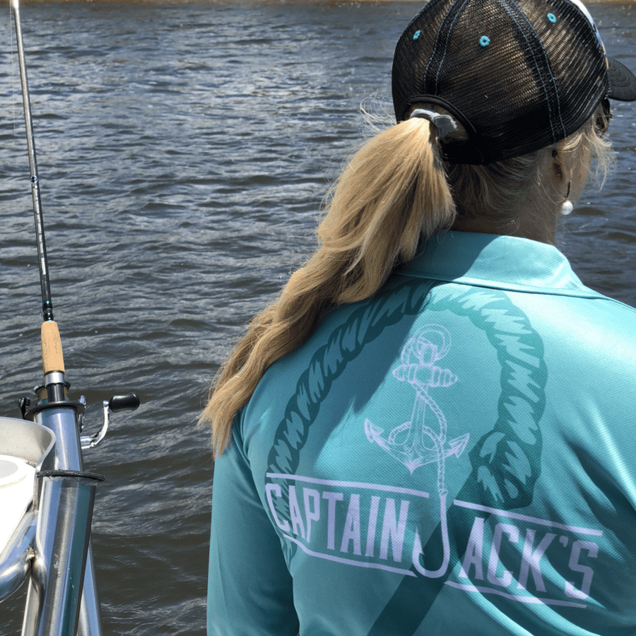Outdoor Adventure / Fishing Shirt - MINT HOOK & ANCHOR - Captain Jack's Clothing Co