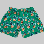 Back of the pineapple and palms shorts