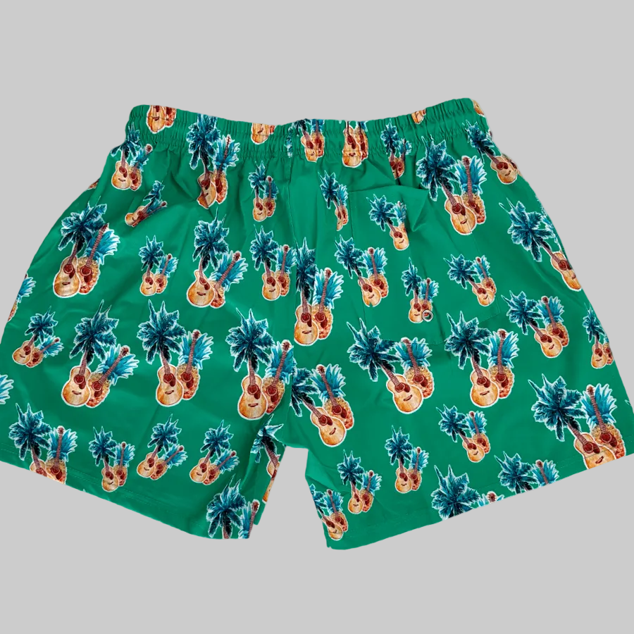 Back of the pineapple and palms shorts