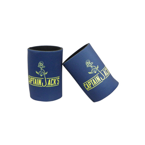 Stubby Cooler - Captain Jack's Navy & Yellow