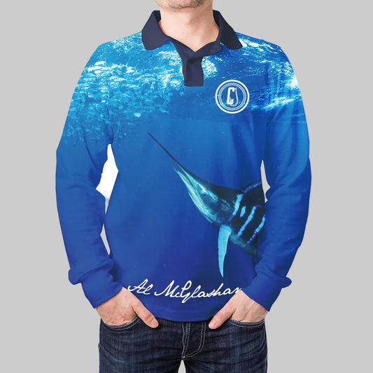 Al McGlashan Striped Marlin Fishing Shirt - Captain Jack's Clothing Co