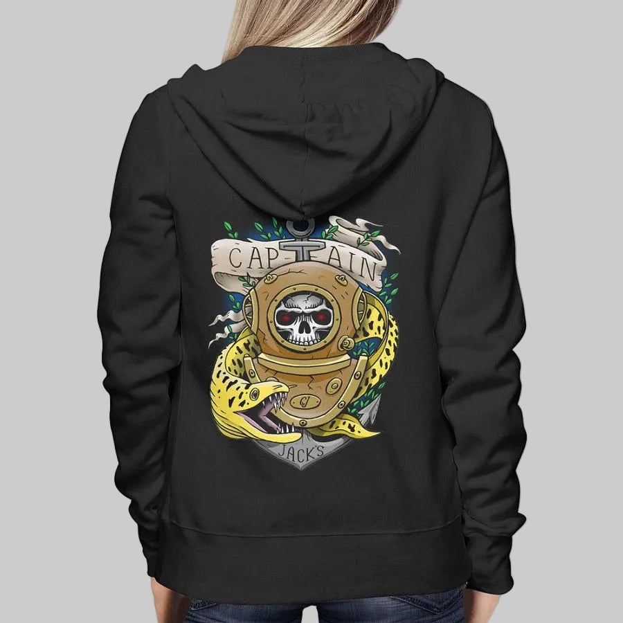 Kids Dive Bell Zip Hoodie - Captain Jack's Clothing Co