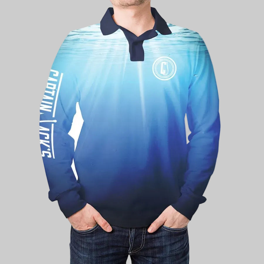 Outdoor Adventure / Fishing Shirt - CAPTAIN DEEP BLUE SEA - Captain Jack's Clothing Co