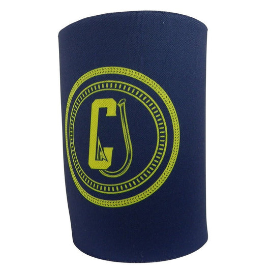 Stubby Cooler - CJ Navy & Yellow - Captain Jack's Clothing Co