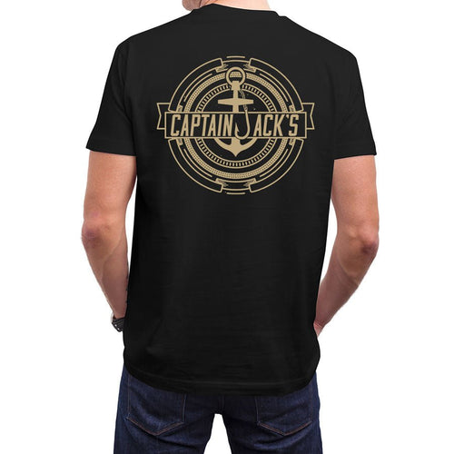 TREASURE Short Sleeve Black/Gold T - SHIRT - Captain Jack's Clothing Co